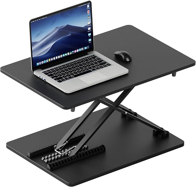 Standing Desk Converter Adjustable Height, 25.16" × 15.75" Height Adjustable by Unknown