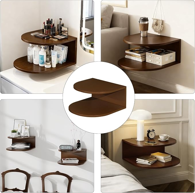 Bamboo Floating Nightstand - Image 5