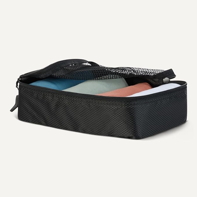 Amazon Essentials 4-Piece Packing Cubes Travel Accessories Set, Luggage - Image 3