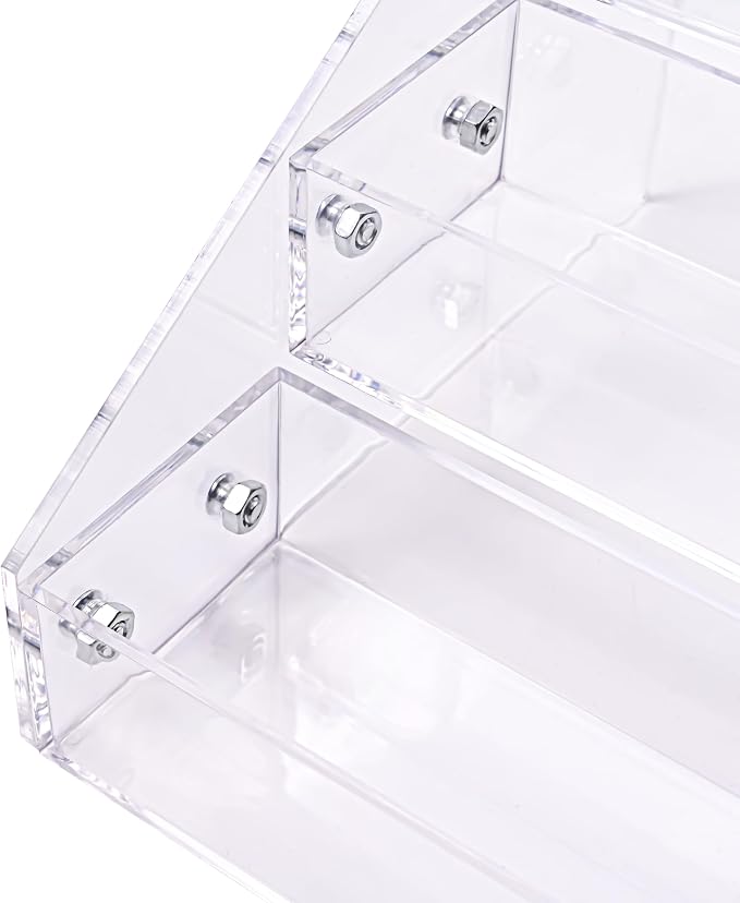 Kingtaily Organizer Rack Stand Holder Large Capacity Acrylic Clear 6 Layers - Image 3