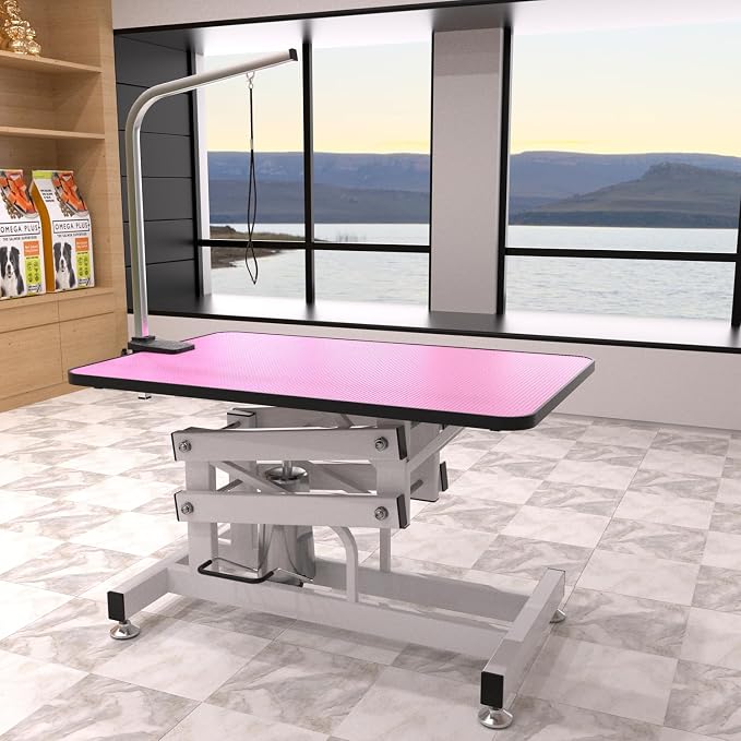 Hydraulic Dog Pet Grooming Table, 42 Inch Heavy Duty Z Lift Structure - Image 6
