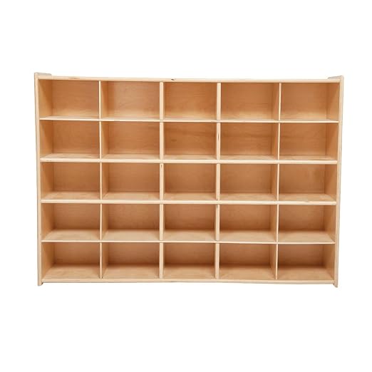 Contender Birch 25 Cubby Tray Cabinet - Image 4