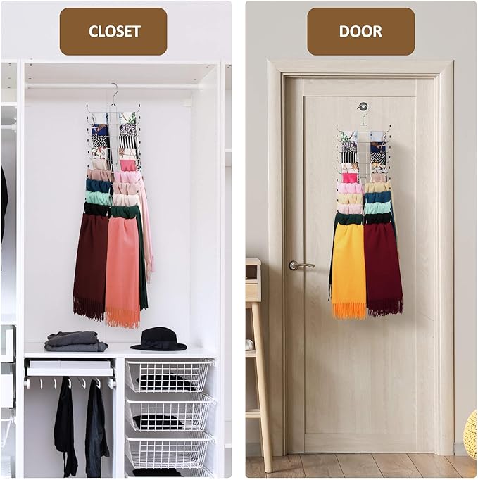 ZEDODIER Scarf Organizer Scarf Hanger - Image 5