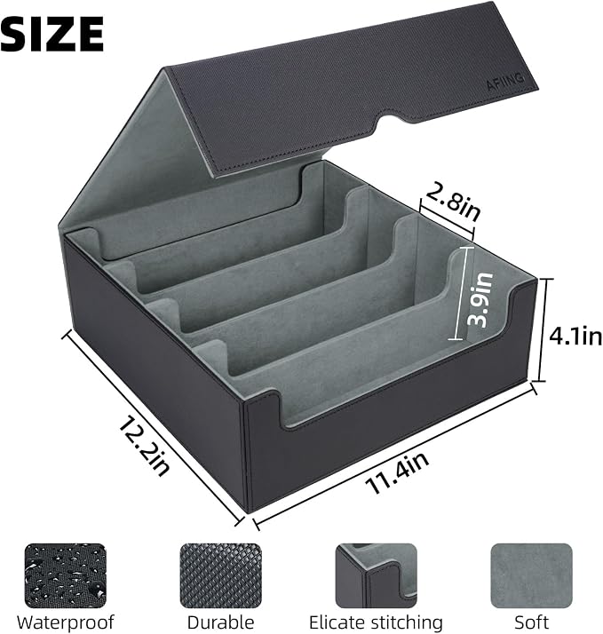 AFIING Trading Card Storage Box, MTG Deck Box - Image 5