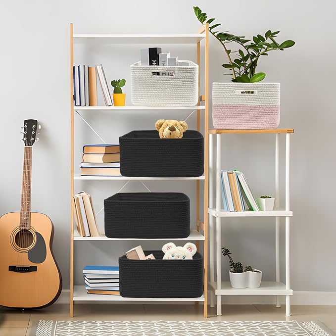 COMFY-HOMI 3 pcs Large Storage Baskets - Image 2