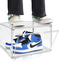 Size 14 Large Clear Shoe Storage Boxes Stackable, Acrylic Shoe Boxes Sneaker by EDSFAM