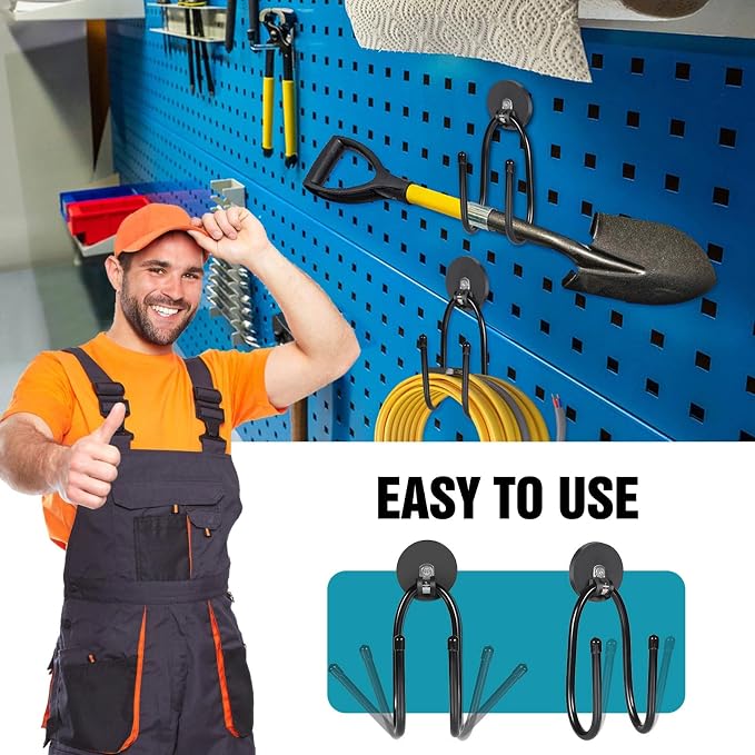Strong Magnetic Hooks，Heavy Duty Storage Straps Tool Organizer - Image 6