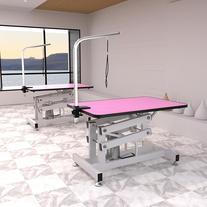 Hydraulic Dog Pet Grooming Table, 42 Inch Heavy Duty Z Lift Structure - Image 7
