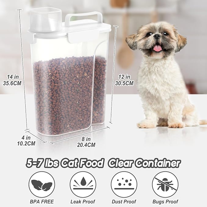 5-7Lbs Dog Cat Food Storage Container - Image 2