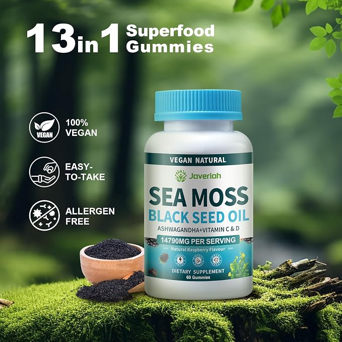 Vegan Ashwagandha Sea Moss Gummies - Image 6