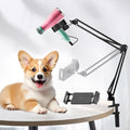 Black Dog Hair Dryer Holder by Unknown