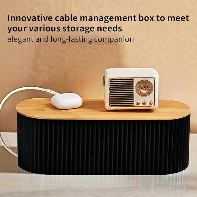 Cable Management Box, Safe Cord Organizer - Image 4