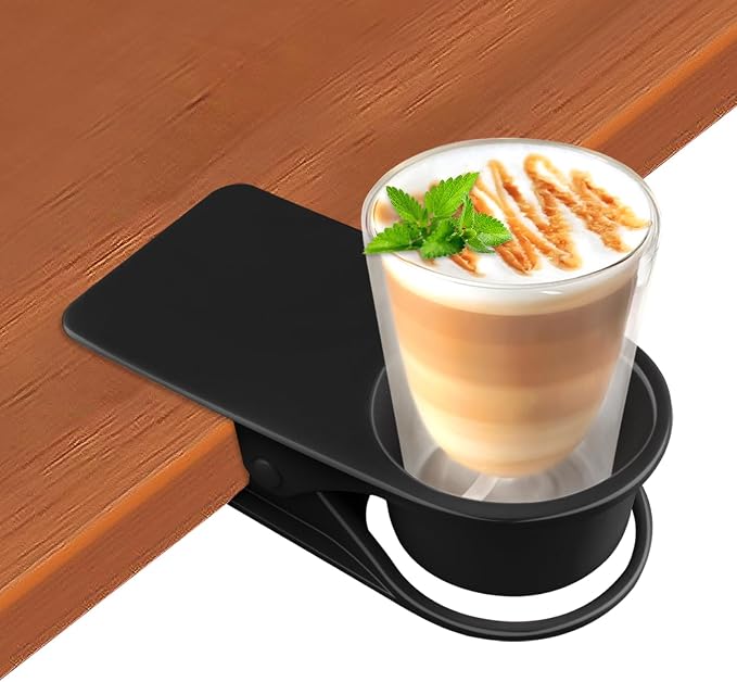 1PCS Drinking Cup Holder, Kalolary Desk Bottle Cup Stand DIY Glass Clamp by Kalolary