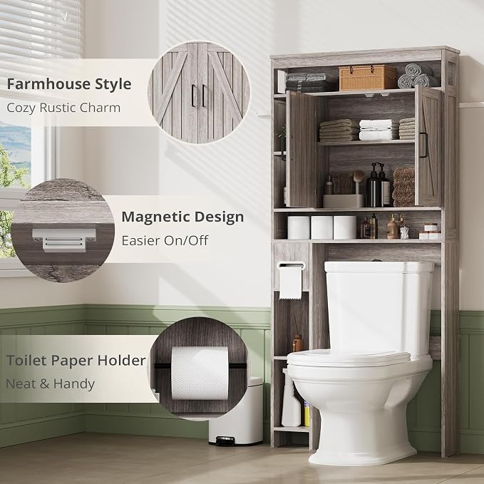 Over The Toilet Storage Cabinet - Image 7