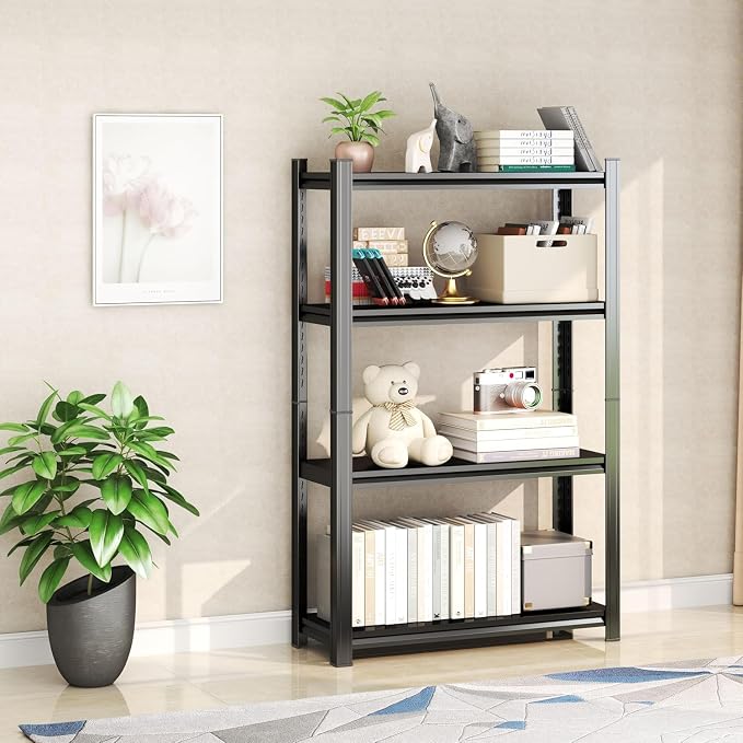 Storage Shelves, Garage Metal Shelving Unit, Adjustable, Double-Layer Column - Image 7