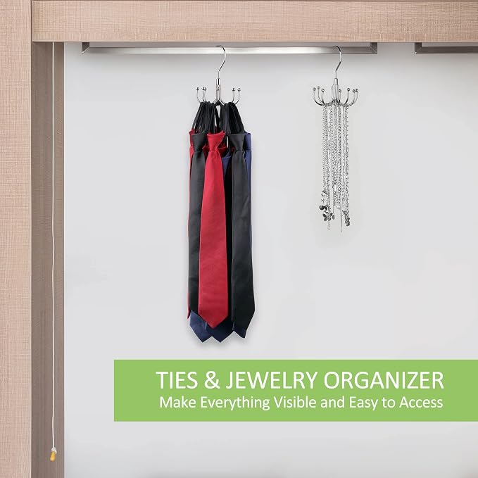 Belt Hanger, Rotatable Belt Organizer - Image 3