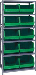 Quantum Storage Systems QSBU-270GN Giant Open Hopper Steel Shelving System by QuantumStorageSystems