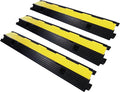 Cable Ramp Cable Protector Ramps Wire Hose Protective 1 Channel Traffic Rubber by YELACK