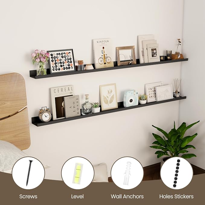 Axeman Black Floating Shelves - Image 5