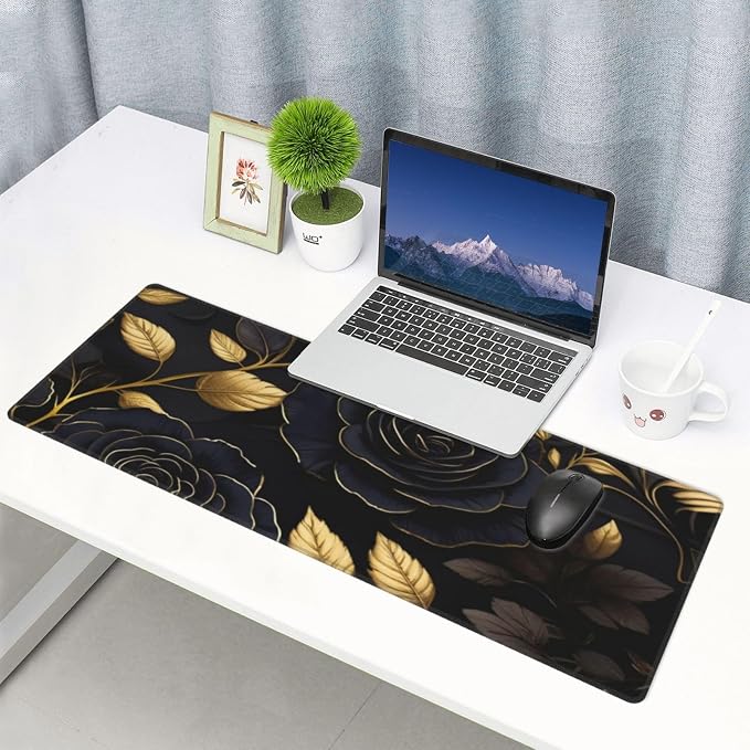 Gaming Mouse Pad, Large Non-Slip Rubber Base Mousepad, Keyboard Mouse Mat - Image 8