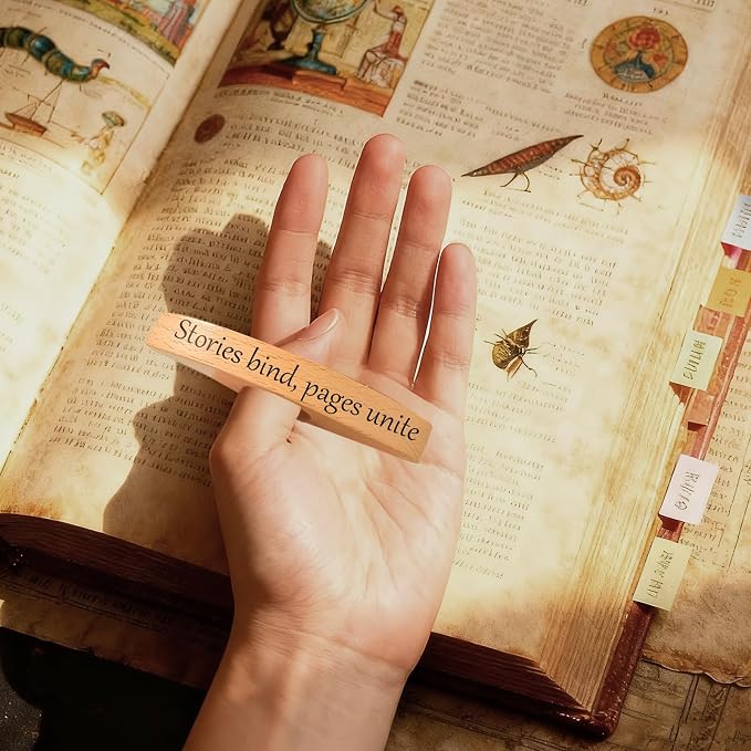 Personalized Book Page Holder Engraved Text - Image 6