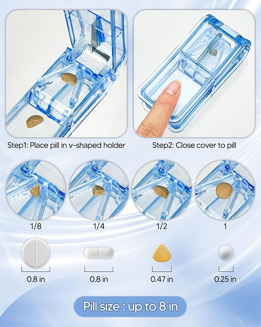 Monthly Pill Organizer 3 Times a Day, FRIWOLE Medicine Box - Image 6