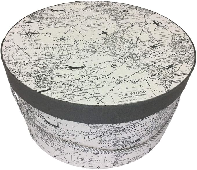 Sarah's Hat Boxes Classic Travel Hat Box – 12.75" x 6.5" Handmade in USA – - Image 5