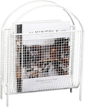 MyGift Mid-Century Design Magazine Rack, Matte Black Tone Metal Mesh by MyGiftHome