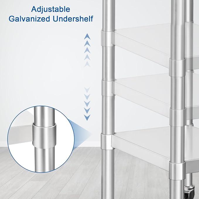 HARDURA Stainless Steel Commercial Work Table - Image 4