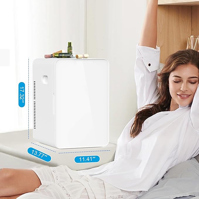 22L/30Cans Mini Fridge for Bedroom, 12v DC Portable Cooler & Warmer, Mini - Image 9