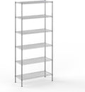 18" Deep x 42" Wide x 96" Height Wire Shelving Kit | 6-Tier |NSF Commercial by Regal+Altair