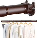 Closet Rod - Closet Rods for Hanging Clothes, 17 to 53 inch Adjustable Closet by SUTINE