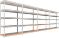 HOMEDANT 5 Tier Storage Shelves Adjustable Laminated Boltless Garage Metal by TheBestOrganizingSolution