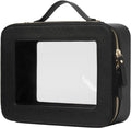 Popvibe Clear Makeup Bag Travel Cosmetic Case Transparent Toiletry Bag by POPVIBE
