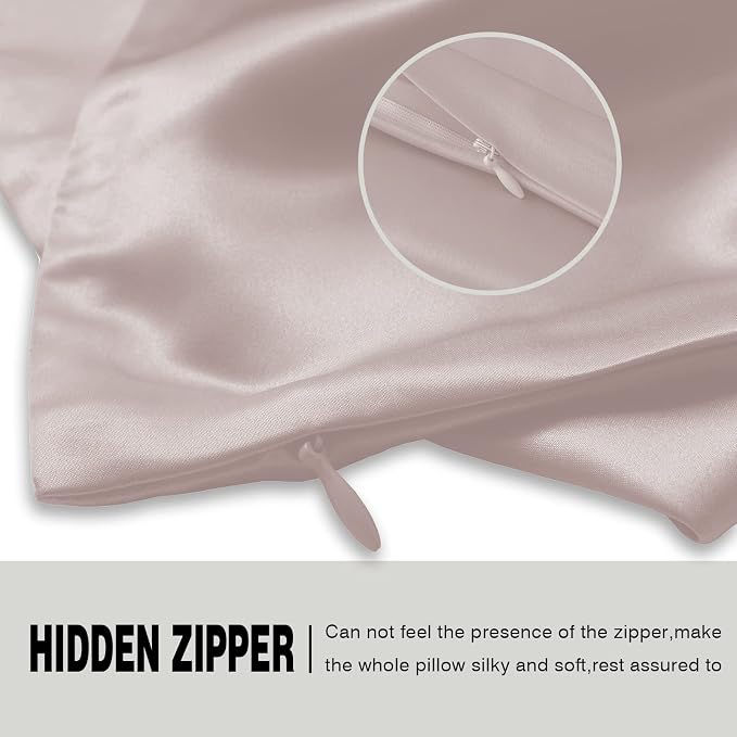 Silk Pillowcase for Hair and Skin, Breathable and Sliky 100% Queen Silk Pillow - Image 4