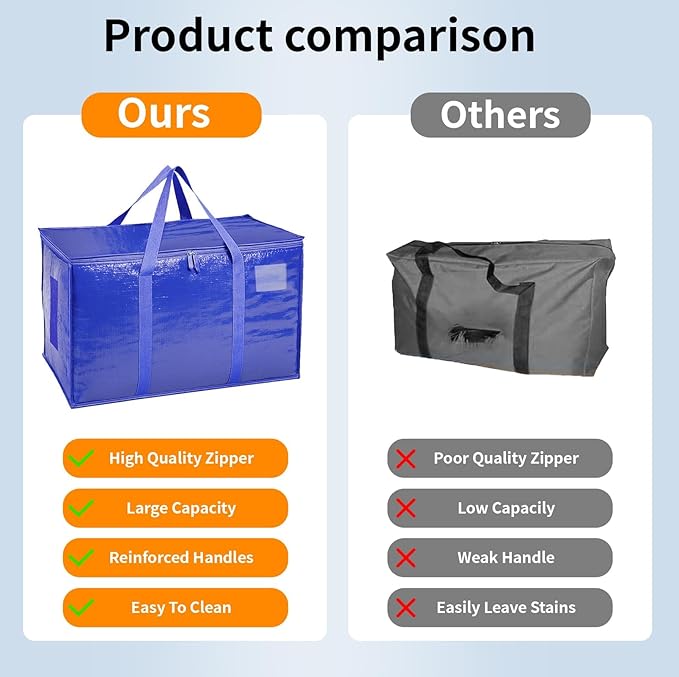 12 Pack-Extra Large Heavy Duty Moving Bags - Image 5