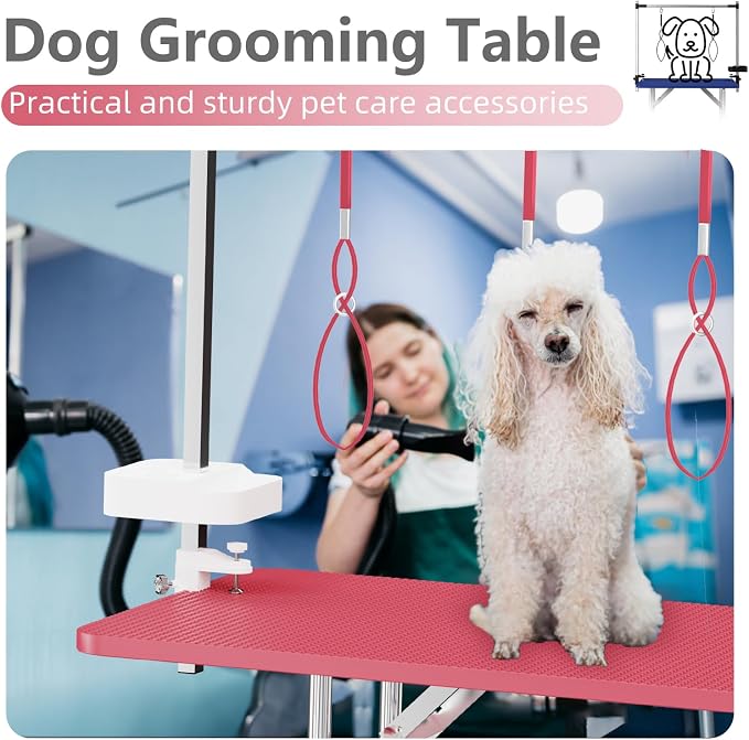 VFK 47'' Large Dog Grooming Table Stainless Steel Foldable Grooming Table - Image 3
