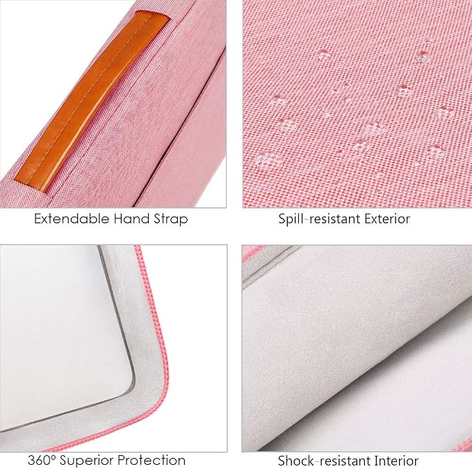 Lacdo 360° Protective 15-15.6 Inch Laptop Sleeve Case - Image 4