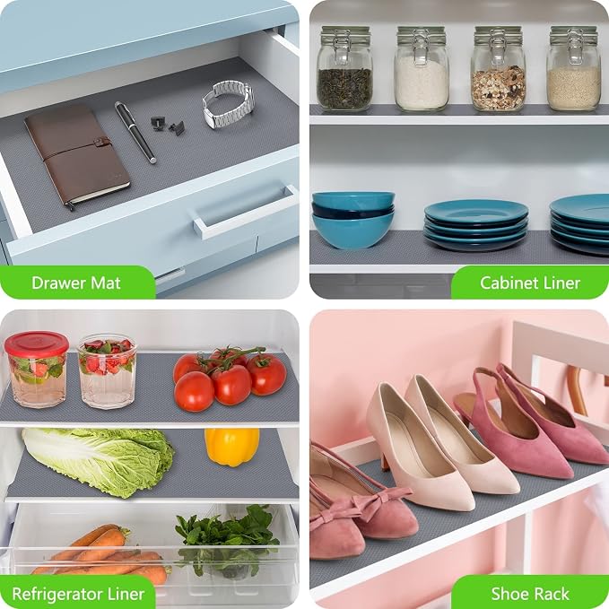 Shelf Liners for Kitchen Cabinets Non Adhesive Drawer Liner for Bathroom - Image 4