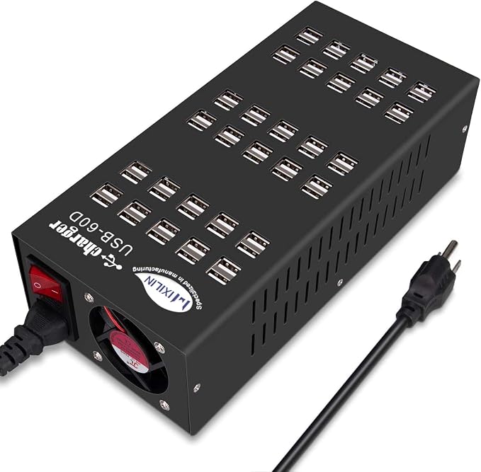 60 Ports USB Charging Station by MIXILIN