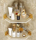 EVERZONE Shower Corner Caddy, 2 Pack 12" Brushed 304 Stainless Steel Organizer by Unknown