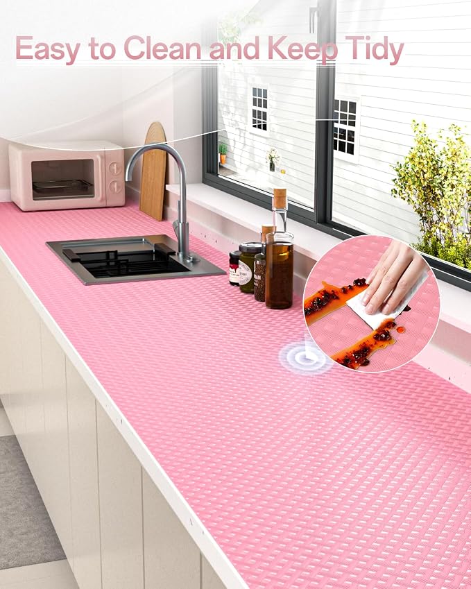 Shelf and Drawer Liner for Kitchen Cabinet, Non-Adhesive 12in x 240in - Image 7