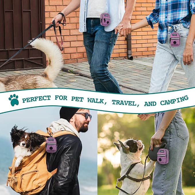 PetAmi Dog Poop Bag Holder for Leash, Dog Waste Dispenser - Image 6
