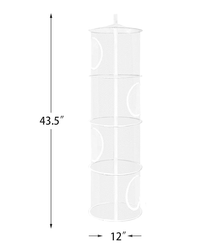 Libeder Mesh Hanging Storage Space Saver Bags Organizer, Foldable Storage - Image 5