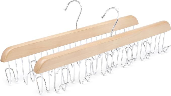 Amazon Basics Wooden Belt Hanger - Image 4