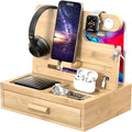 melafa365 Nightstand Organizer for Men, Phone Docking Station by Qualityproductsqualityservice