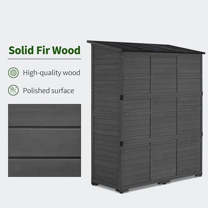 Macrout Large Outdoor Storage Cabinet - Image 7