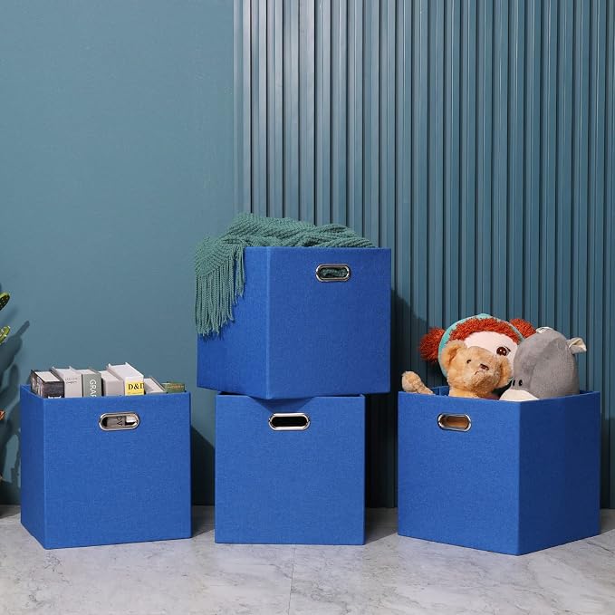 Cube Storage Bins 13×13 Linen Foldable Box - Image 5