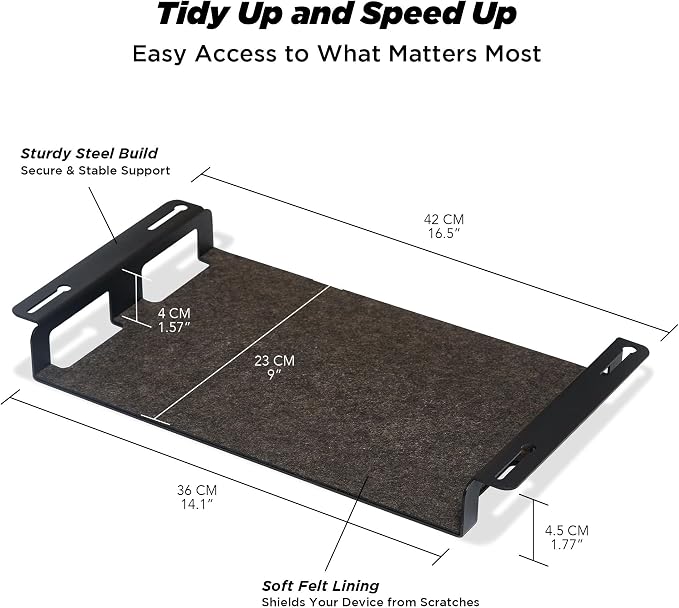 Moodular Add-ons Storage Tray Black MSA-TR - Image 4