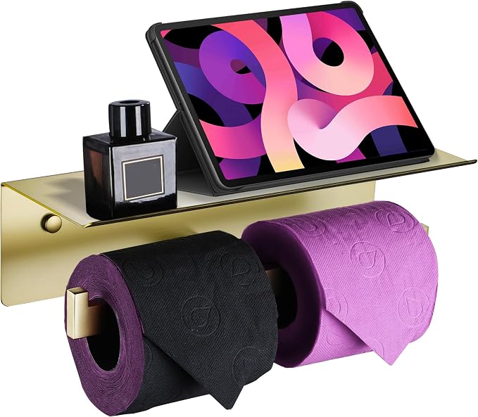 LANC Double Toilet Paper Holder by LANC